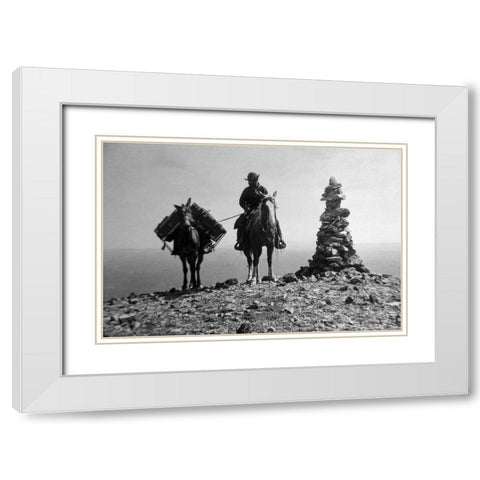 Photo of William Henry Jackson White Modern Wood Framed Art Print with Double Matting by Vintage Photography