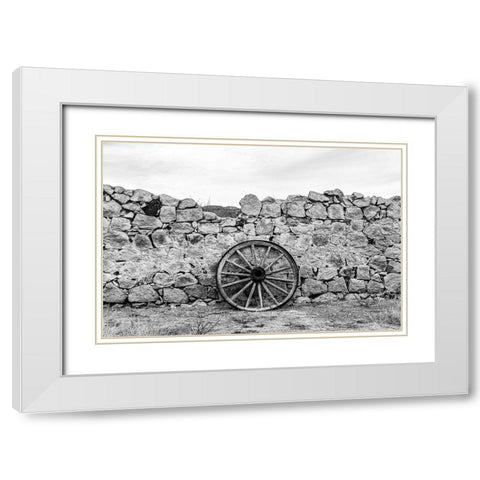 Hueco Tanks State Park-northwest of El Paso Texas White Modern Wood Framed Art Print with Double Matting by Texas Picture Archive