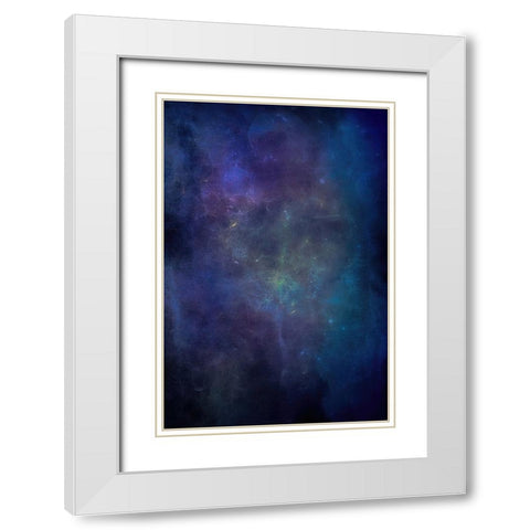 Background Radiation White Modern Wood Framed Art Print with Double Matting by Alpenglow Workshop