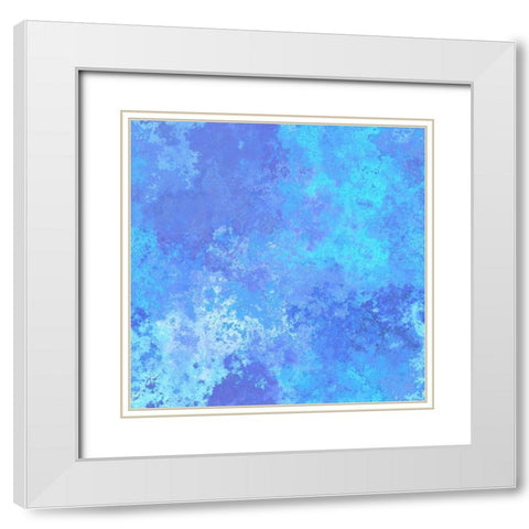 Bolt from the Blue White Modern Wood Framed Art Print with Double Matting by Alpenglow Workshop