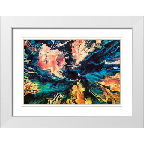Cygnus x - 1 White Modern Wood Framed Art Print with Double Matting by Alpenglow Workshop
