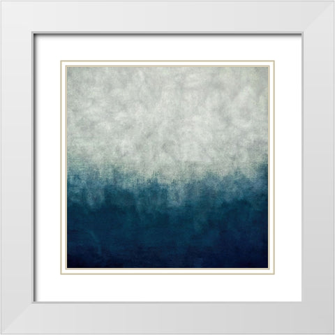 Fathomless Depths White Modern Wood Framed Art Print with Double Matting by Alpenglow Workshop