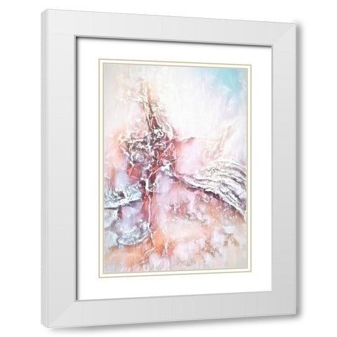Opalescent White Modern Wood Framed Art Print with Double Matting by Alpenglow Workshop