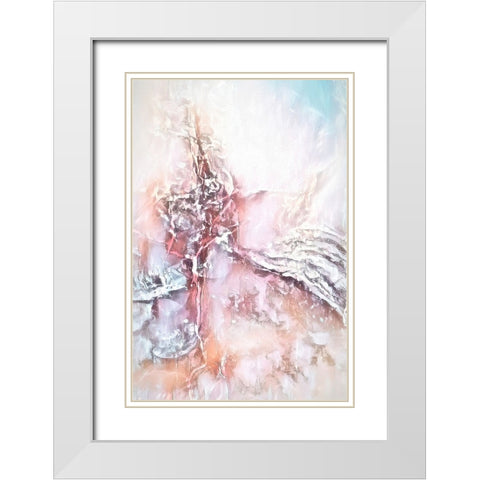 Opalescent White Modern Wood Framed Art Print with Double Matting by Alpenglow Workshop