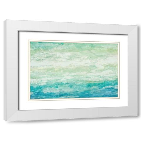 Out to Sea White Modern Wood Framed Art Print with Double Matting by Alpenglow Workshop