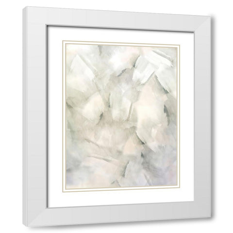 Temporal Distortion White Modern Wood Framed Art Print with Double Matting by Alpenglow Workshop