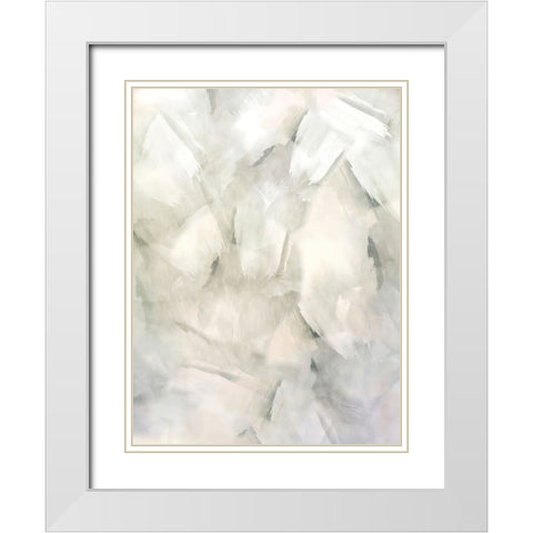 Temporal Distortion White Modern Wood Framed Art Print with Double Matting by Alpenglow Workshop