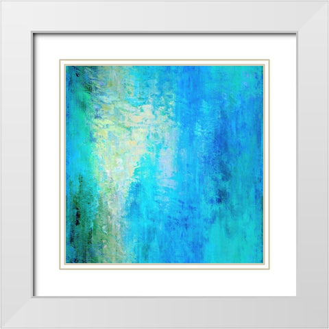 Undersea Garden White Modern Wood Framed Art Print with Double Matting by Alpenglow Workshop