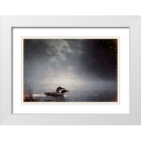 By Your Side White Modern Wood Framed Art Print with Double Matting by Alpenglow Workshop