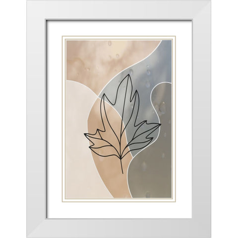 Autumn Rain White Modern Wood Framed Art Print with Double Matting by Alpenglow Workshop