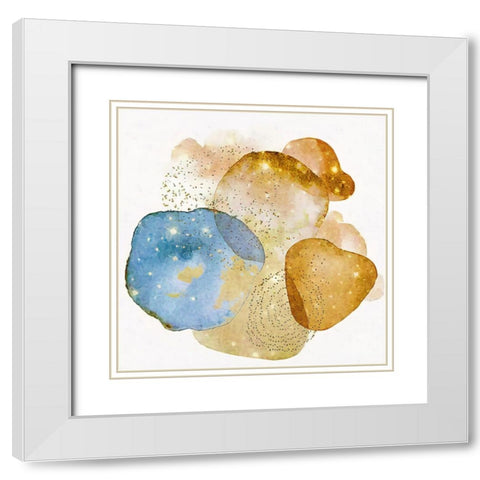 Cosmic Portals White Modern Wood Framed Art Print with Double Matting by Alpenglow Workshop