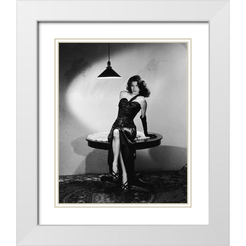 Ava Gardner, The Killers, 1946 White Modern Wood Framed Art Print with Double Matting by Vintage Hollywood Archive