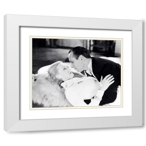 Bette Davis, Monroe Owsley in Ex-Lady White Modern Wood Framed Art Print with Double Matting by Vintage Hollywood Archive