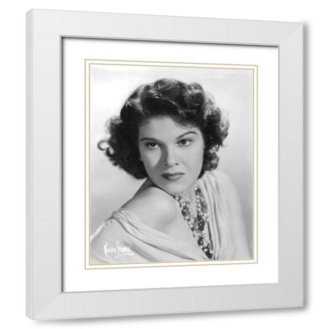 Betty Lou Gerson, 1941 White Modern Wood Framed Art Print with Double Matting by Vintage Hollywood Archive