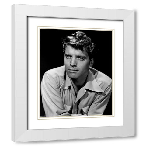 Burt Lancaster, 1947 White Modern Wood Framed Art Print with Double Matting by Vintage Hollywood Archive