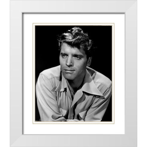 Burt Lancaster, 1947 White Modern Wood Framed Art Print with Double Matting by Vintage Hollywood Archive