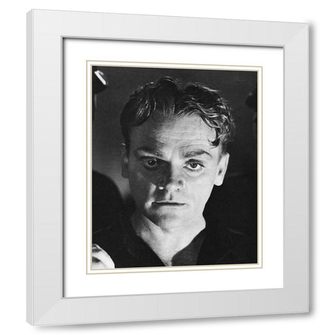 James Cagney, Angels Final Walk, 1938 White Modern Wood Framed Art Print with Double Matting by Vintage Hollywood Archive
