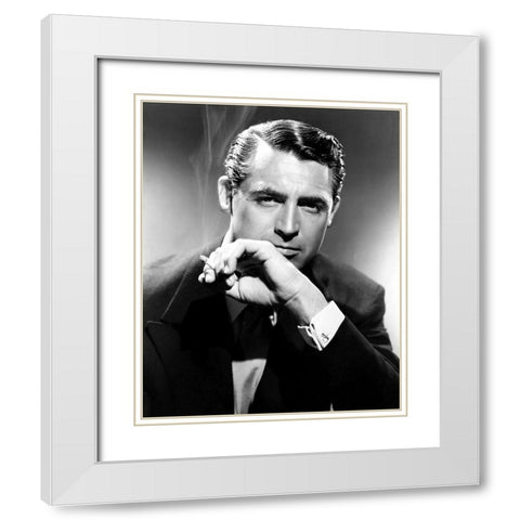 Cary Grant, 1940 White Modern Wood Framed Art Print with Double Matting by Vintage Hollywood Archive