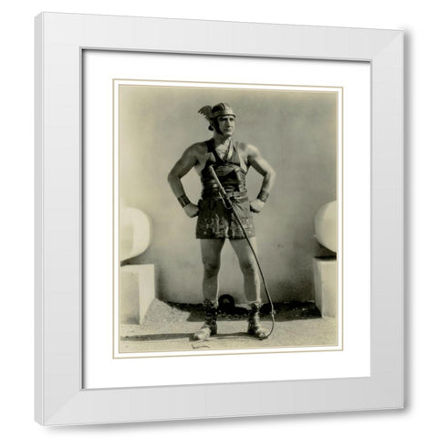 Francis X. Bushman as Messala, Ben-Hur A Tale of the Christ, 1925 White Modern Wood Framed Art Print with Double Matting by Vintage Hollywood Archive