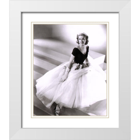 Grace Kelly, Rear Window, 1954 II White Modern Wood Framed Art Print with Double Matting by Vintage Hollywood Archive