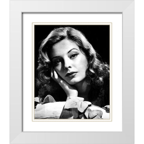 Jane Greer, 1947 White Modern Wood Framed Art Print with Double Matting by Vintage Hollywood Archive