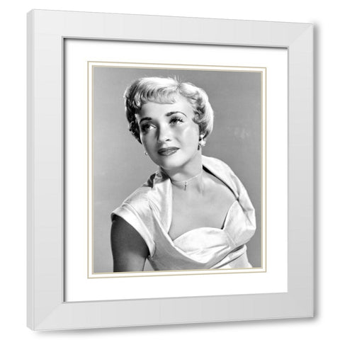 Jane Powell, 1954 White Modern Wood Framed Art Print with Double Matting by Vintage Hollywood Archive
