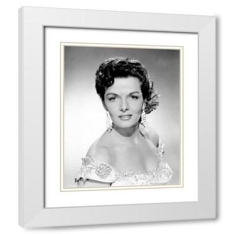 Jane Russell, 1945 White Modern Wood Framed Art Print with Double Matting by Vintage Hollywood Archive