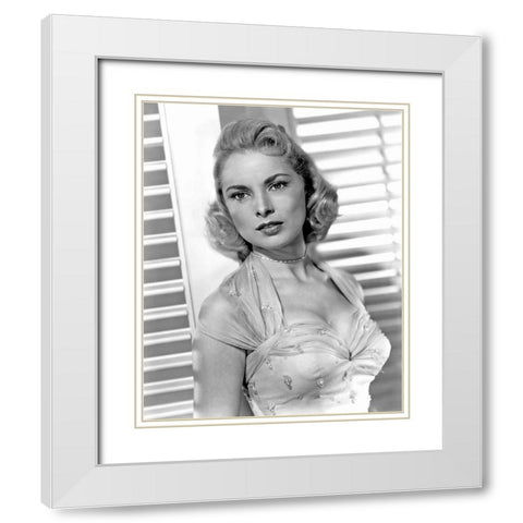 Janet Leigh White Modern Wood Framed Art Print with Double Matting by Vintage Hollywood Archive