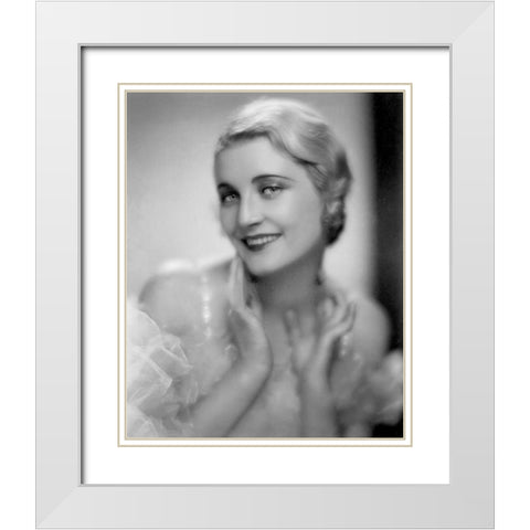 Jeanette Loff, King of Jazz White Modern Wood Framed Art Print with Double Matting by Vintage Hollywood Archive