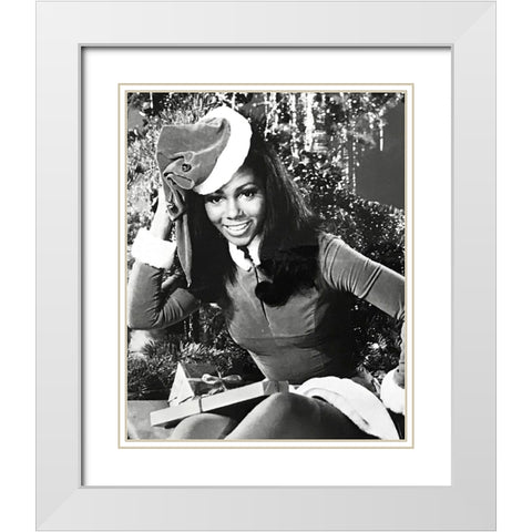 Judy Pace, Peyton Place White Modern Wood Framed Art Print with Double Matting by Vintage Hollywood Archive