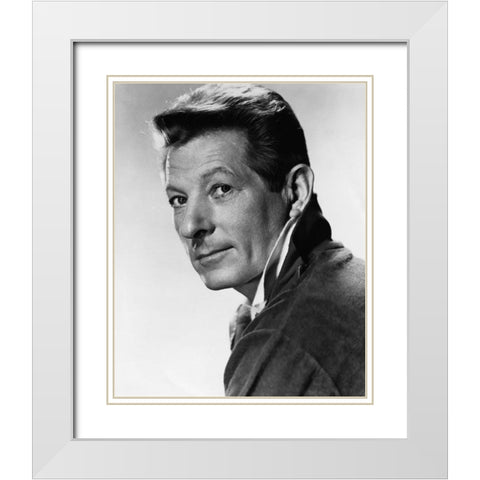 Kaye Danny White Modern Wood Framed Art Print with Double Matting by Vintage Hollywood Archive