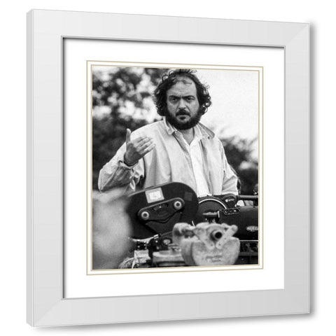 Stanley Kubrick, Barry Lyndon, 1975 White Modern Wood Framed Art Print with Double Matting by Vintage Hollywood Archive