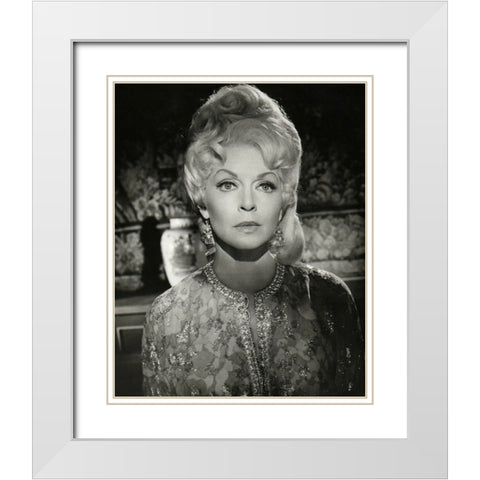 Lana Turner, The Big Cube, 1969 White Modern Wood Framed Art Print with Double Matting by Vintage Hollywood Archive