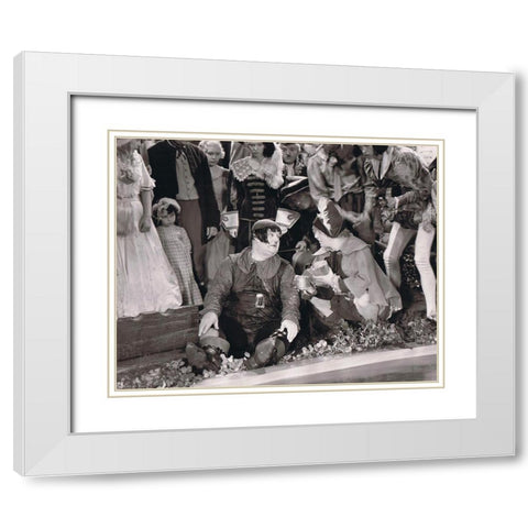 Babes in Toyland White Modern Wood Framed Art Print with Double Matting by Vintage Hollywood Archive