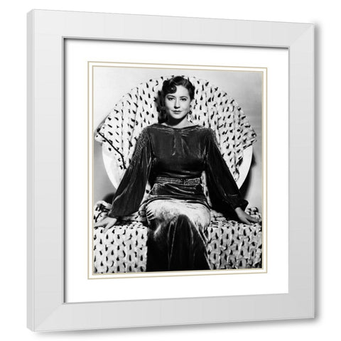 Mae Clarke, 1932 White Modern Wood Framed Art Print with Double Matting by Vintage Hollywood Archive