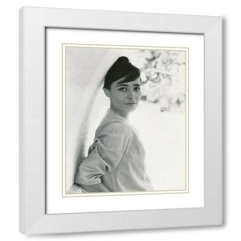 Pina Pellicer White Modern Wood Framed Art Print with Double Matting by Vintage Hollywood Archive