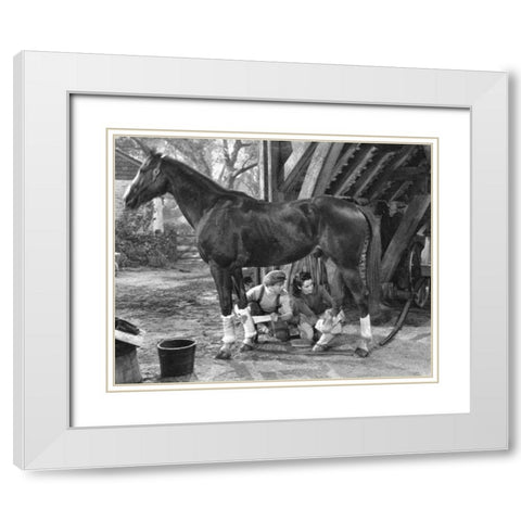 National Velvet, 1944 White Modern Wood Framed Art Print with Double Matting by Vintage Hollywood Archive