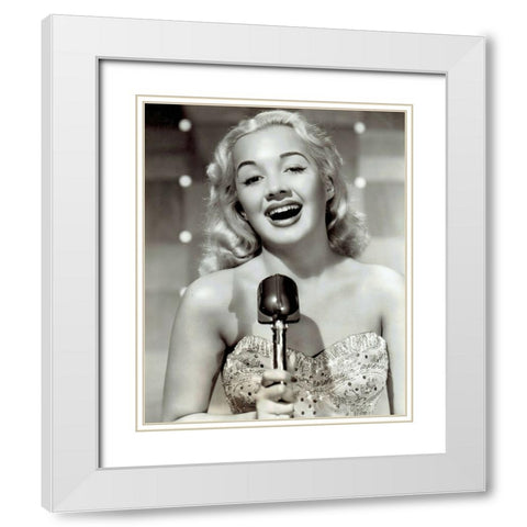 San Juan,Â Variety Girl, 1947 White Modern Wood Framed Art Print with Double Matting by Vintage Hollywood Archive