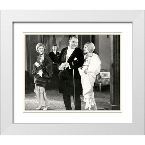 Party Girl, 1930 White Modern Wood Framed Art Print with Double Matting by Vintage Hollywood Archive