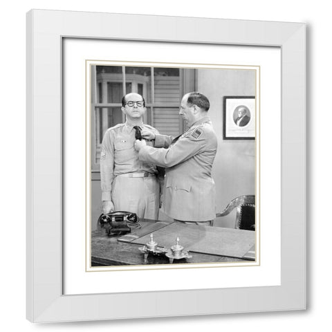 The Phil Silvers Show White Modern Wood Framed Art Print with Double Matting by Vintage Hollywood Archive