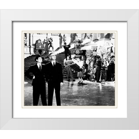 Citizen Kane, 1941 White Modern Wood Framed Art Print with Double Matting by Vintage Hollywood Archive