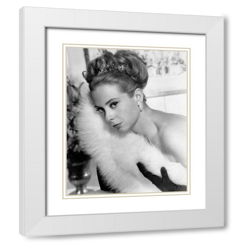 Genevieve Page, Youngblood Hawke, 1964 White Modern Wood Framed Art Print with Double Matting by Vintage Hollywood Archive