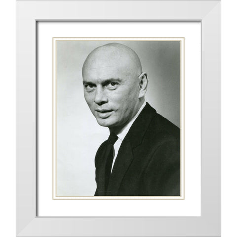 Yul Brynner, The Magnificent Seven, 1960 White Modern Wood Framed Art Print with Double Matting by Vintage Hollywood Archive