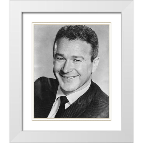 Red Buttons, 1959 White Modern Wood Framed Art Print with Double Matting by Vintage Hollywood Archive