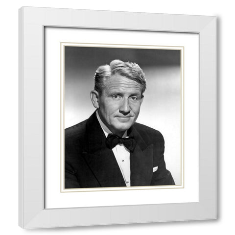 Spencer Tracy, State of the Union White Modern Wood Framed Art Print with Double Matting by Vintage Hollywood Archive