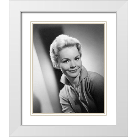 Tuesday Weld, 1960 White Modern Wood Framed Art Print with Double Matting by Vintage Hollywood Archive