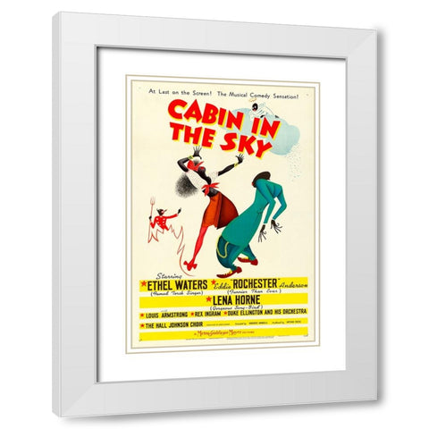 Cabin in the Sky-1943 White Modern Wood Framed Art Print with Double Matting by Vintage Hollywood Archive