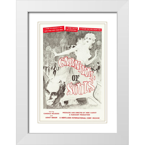 Carnival of Souls-1962 White Modern Wood Framed Art Print with Double Matting by Vintage Hollywood Archive