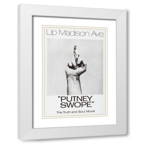 Putney Swope-1969 White Modern Wood Framed Art Print with Double Matting by Vintage Hollywood Archive