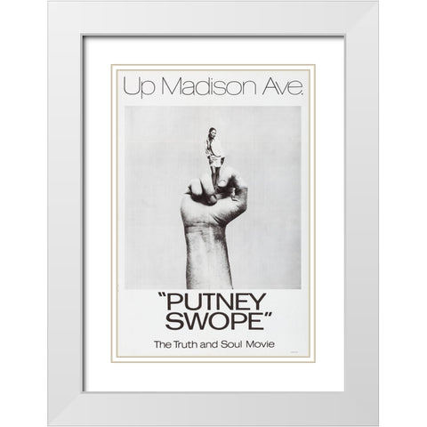 Putney Swope-1969 White Modern Wood Framed Art Print with Double Matting by Vintage Hollywood Archive
